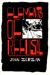 Cover of _Elements of Refusal_, 1988